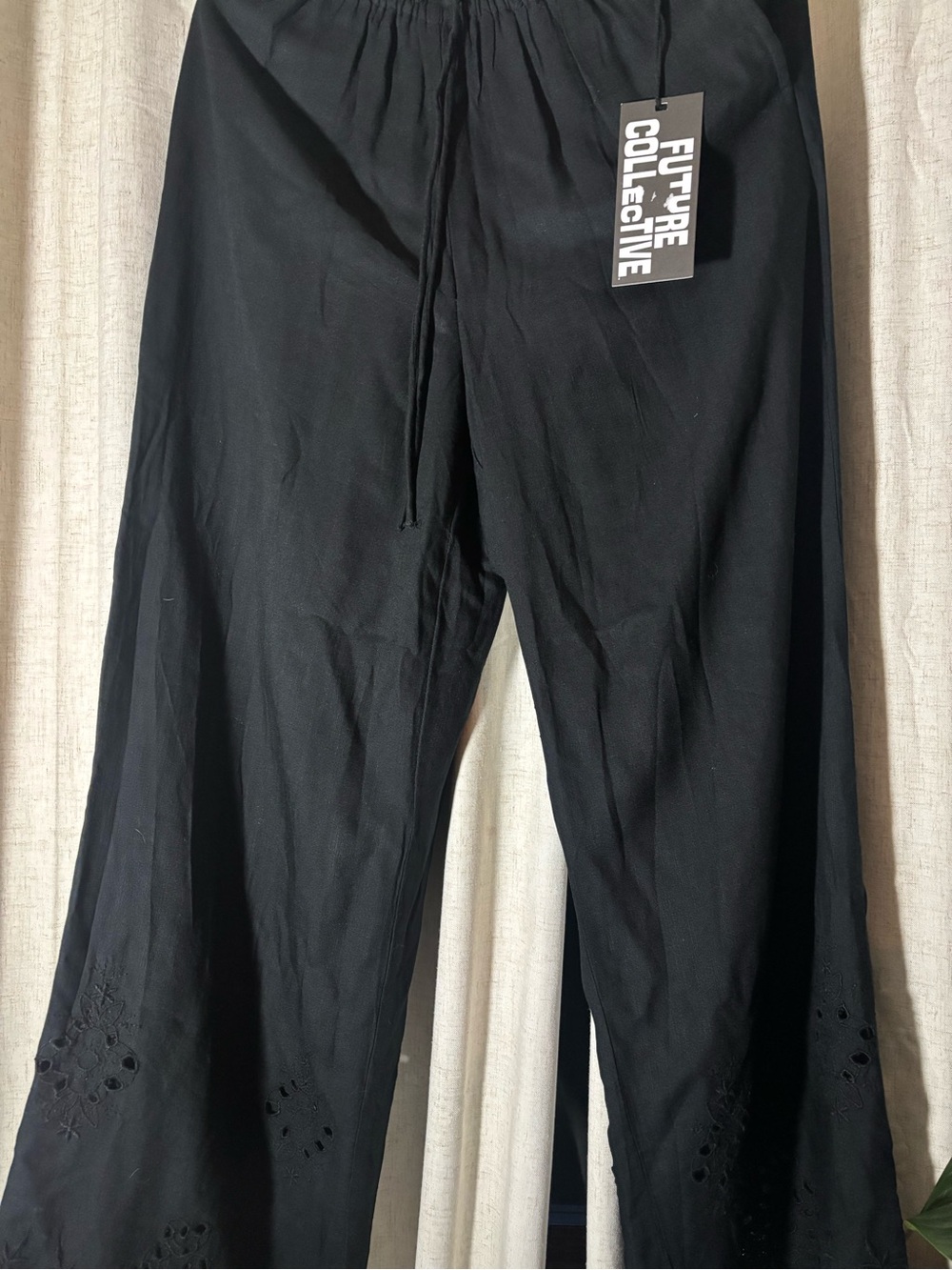 Future Collective Women’s Black Wide Leg Pants